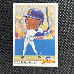 Ken Griffey, Jr. 1991 Score All-Star Big Head BASEBALL #396 Seattle Mariners HOF